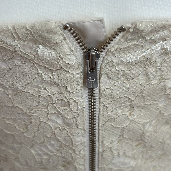 Lilly Pulitzer Marielle Cameo White Race For This Lace Strapless Dress - Picture 8 of 12